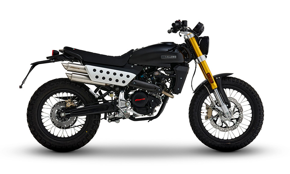 [M25-CA125S-BK-EU] CABALLERO 125 SCRAMBLER BLACK EU5+