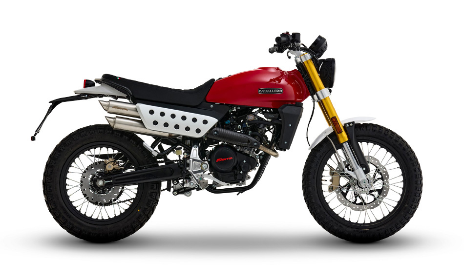 [M25-CA125S-RD-EU] CABALLERO 125 SCRAMBLER RED EU5+