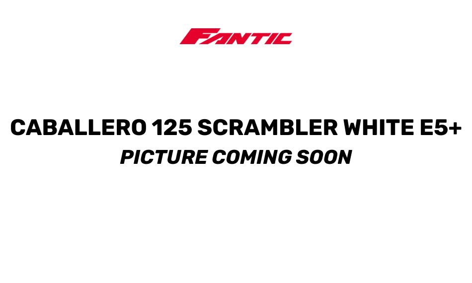 CABALLERO 125 SCRAMBLER WHITE EU5+