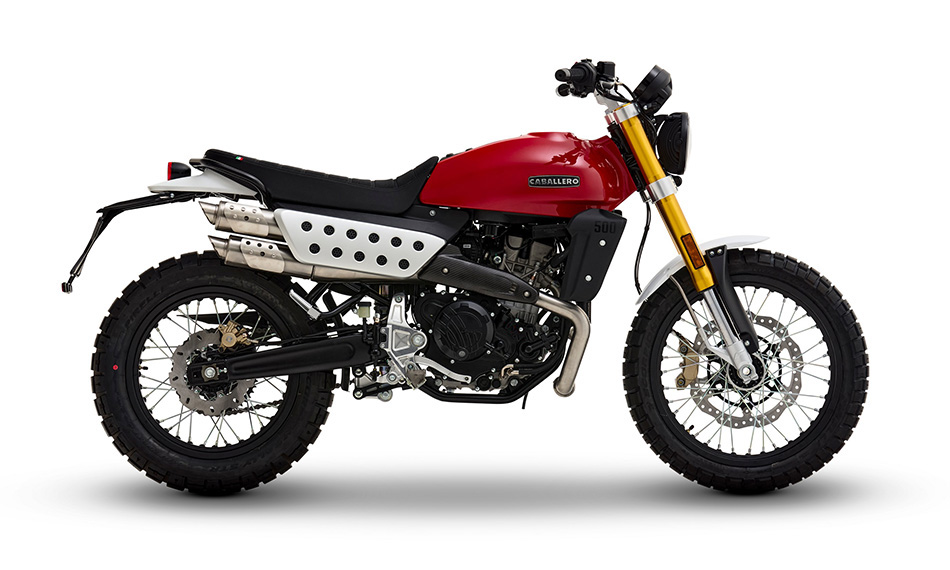 [M25-CA460S-RD-EU] CABALLERO 460 SCRAMBLER RED EU5+