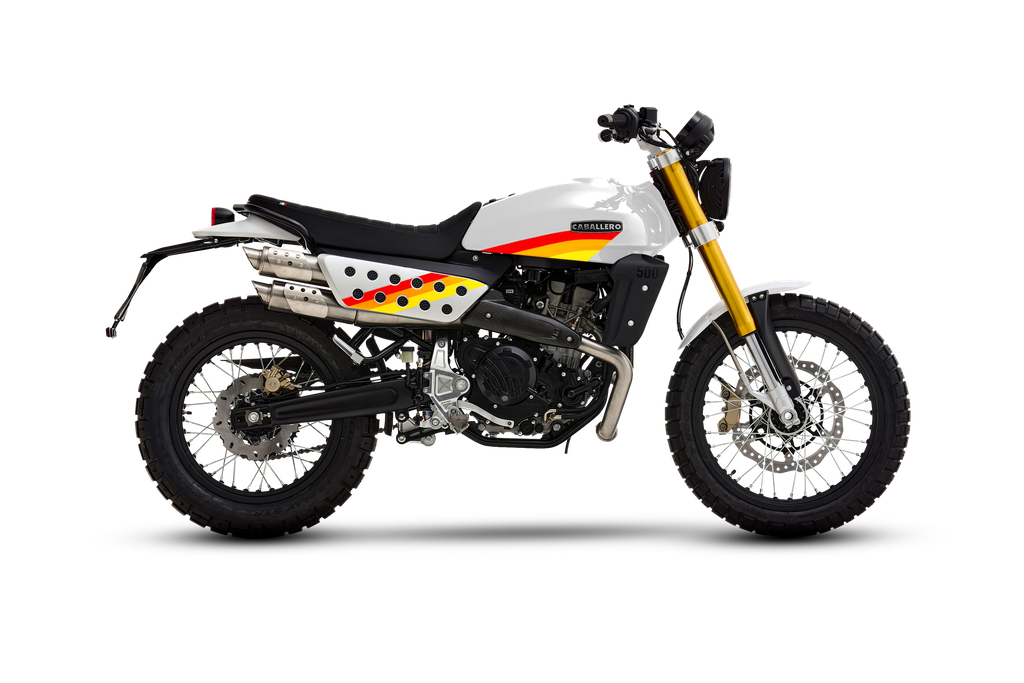 [M25-CA460S-WH-EU] CABALLERO 460 SCRAMBLER WHITE EU5+
