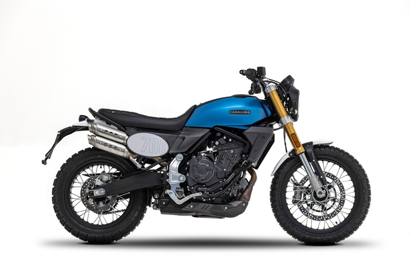 [M25-CA700S-BL-EU] CABALLERO 700 SCRAMBLER BLUE EU5+