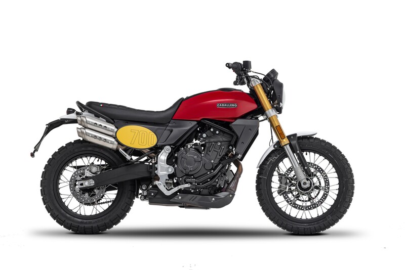 [M25-CA700S-RD-EU] CABALLERO 700 SCRAMBLER RED EU5+